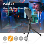 Nedis Microfoon - Apparaat: Desktop / Notebook - Bedraad - 1x USB - afbeelding 5