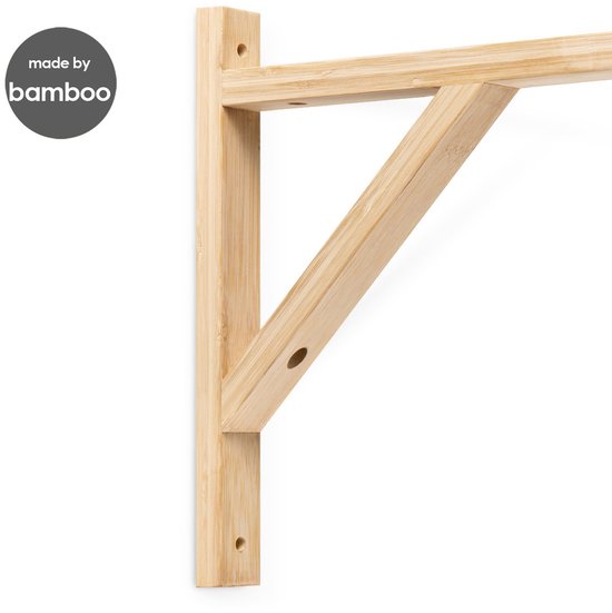 Home Sweet Home - Wandhaak Angle - voor muur hanglamp - haak gemaakt van hout - 30/3/30cm - maak je eigen unieke lamp - afbeelding 2