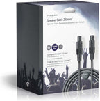 Nedis Speaker-Kabel - 48 0.20 - Koper - m - Rond - PVC - Donkergrijs - Gift Box - afbeelding 5