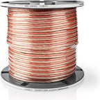 Speaker-Kabel - 2 x 6.00 mm² - Koper - 100.0 m - Rond - PVC - Transparant - Rol - afbeelding 2