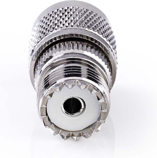 Nedis Satelliet- en Antenne-Adapter - N-Male - PL259 Female - Vernikkeld - 75 Ohm - Recht - Metaal - Zilver - 10 Stuks - Envelop - afbeelding 7
