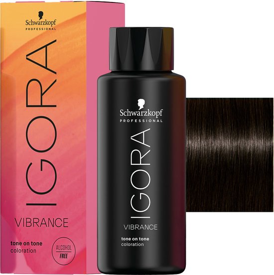 Schwarzkopf Igora Vibrance Medium Brown Natural 4-0 60ml - afbeelding 1