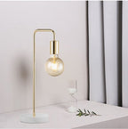 Home Sweet Home - Moderne tafellamp Noble - Brons - 20,3/20,3/40cm - bedlampje - voor E27 lichtbron - gemaakt van Marmer en metaal - afbeelding 7