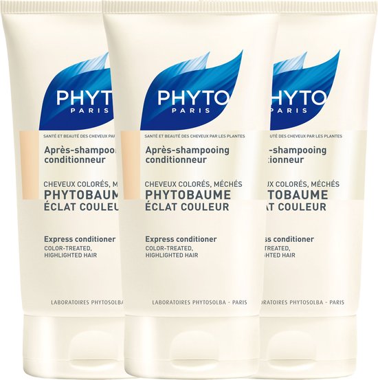 Phyto Paris Phytobaume Color Protect Express conditioner Color-Treated, Highlighted Hair 50ml x 3 - afbeelding 1