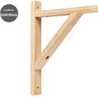 Home Sweet Home - Wandhaak Angle - voor muur hanglamp - haak gemaakt van hout - 30/3/30cm - maak je eigen unieke lamp - afbeelding 3
