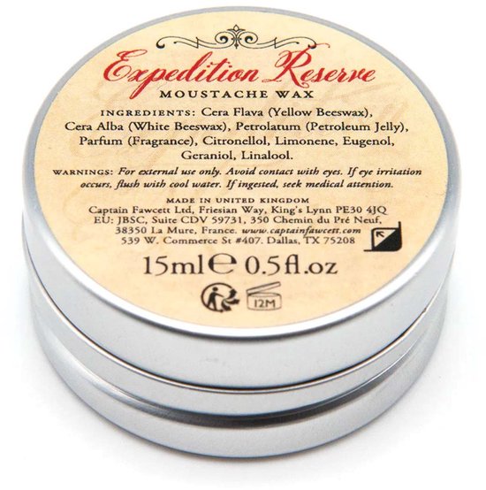 Captain Fawcett - Expedition Strength Mustache Wax - Mustache wax - afbeelding 3