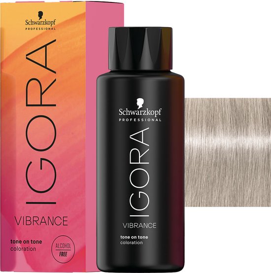 Schwarzkopf - Igora - Vibrance - Tone on Tone Coloration - 9,5-1 - 60 ml - afbeelding 8