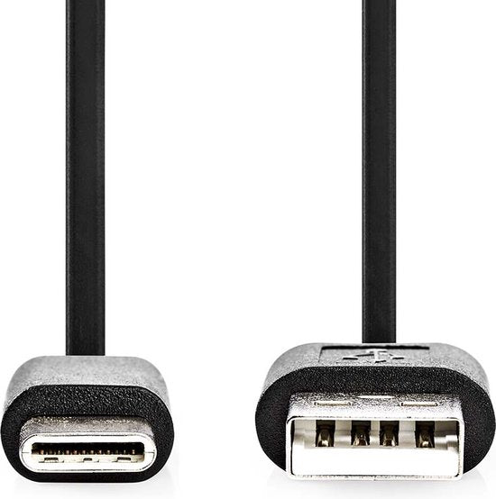 USB-Kabel - USB 2.0 - USB-A Male - USB-C Male - W - 480 Mbps - Vernikkeld - m - Rond - PVC - afbeelding 12