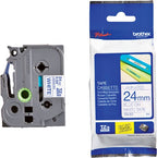 Brother TZe-253 Blauw op wit - afbeelding 4