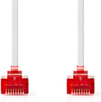 Nedis CAT6 Netwerkkabel - RJ45 Male - RJ45 Male - U/UTP - 10.0 m - Snagless - Plat - PVC - Wit - Envelop - afbeelding 1