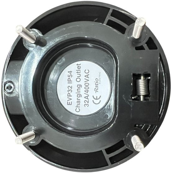 Ratio Electric Charging Outlet IP54 32A / 400VAC Veerklep Rond - afbeelding 2