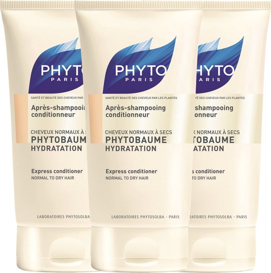 Phyto Paris Phytobaume Hydration Express conditioner Normal to Dry Hair 50ml x 3 - afbeelding 1