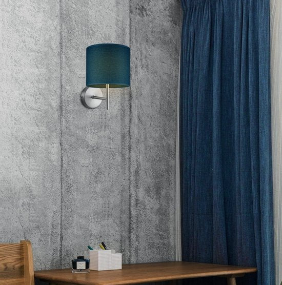 Home Sweet Home - Wandlamp Mati voor lampenkap - Geborsteld staal - 10/10/18cm - gemaakt van Metaal - geschikt voor E27 LED lichtbron - voor lampenkap met doorsnede max.20cm - afbeelding 10