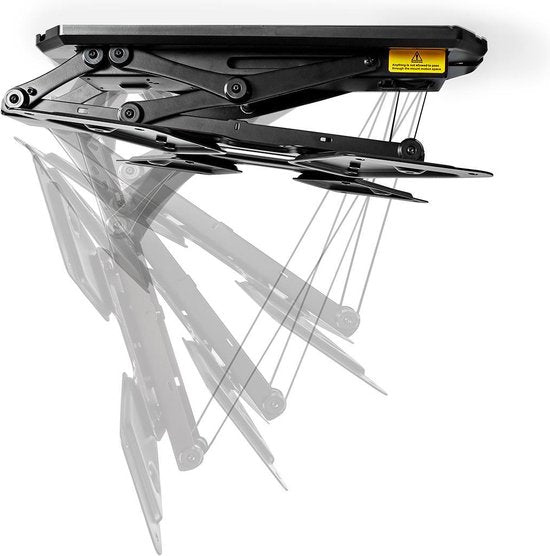 Nedis Gemotoriseerde TV-plafondbeugel - 23 - 55 " - Maximaal schermgewicht: 30 kg - Kantelbaar - Maximale plafondafstand: 663 mm - Minimale plafondafstand: 108 mm - Afstandbestuurbaar - Staal - Zwart - afbeelding 8
