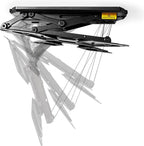 Nedis Gemotoriseerde TV-plafondbeugel - 23 - 55 " - Maximaal schermgewicht: 30 kg - Kantelbaar - Maximale plafondafstand: 663 mm - Minimale plafondafstand: 108 mm - Afstandbestuurbaar - Staal - Zwart - afbeelding 8