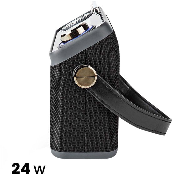 Nedis DAB+ Radio - Tafelmodel - DAB+ / FM - 2.40 " - Kleurenscherm - Batterij Gevoed / Netvoeding - Digitaal - 24 W - Bluetooth - Koptelefoonoutput - Wekkerfunctie - Slaaptimer - IP20 - Handvat - Zwart - afbeelding 15