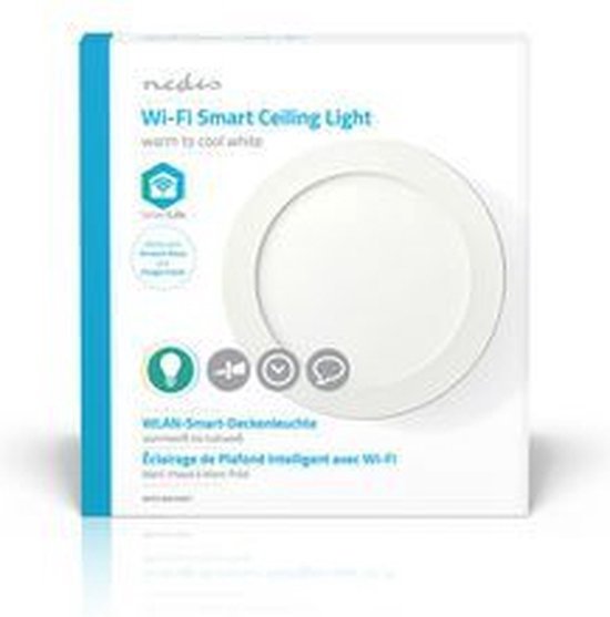 Wi-Fi Smart Plafondlamp   30  Warm tot Koel Wit  lm  W  Slank Design  Aluminium - afbeelding 25