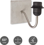 Home Sweet Home - Moderne wandlamp Concrete voor lampenkap - Beton - 13/13/12cm - gemaakt van Metaal - geschikt voor E27 LED lichtbron - voor - afbeelding 2