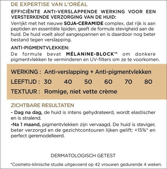 L’Oréal Paris Age Perfect Collageen Expert Verstevigende Dagcrème - Speciaal voor de verouderde huid - Vervaagd pigmentvlekken - 50ml - afbeelding 14