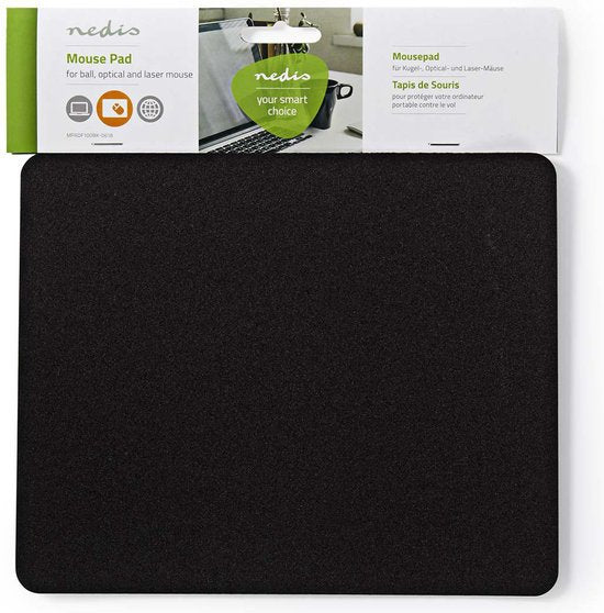 Nedis Muismat - 220 mm - Zwart - afbeelding 4
