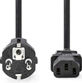 Nedis electriciteitssnoer Zwart m C13 Zwart - 281497 — EAN 5412810281497