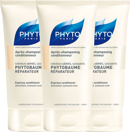 Phyto Paris Phytobaume Repair Express conditioner Weakened, Damaged Hair 50ml x 3 - afbeelding 1
