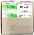 Würth M4 x 35 Edelstaal A2-070 Inbusbouten (2.5) 500 Stuks - afbeelding 1