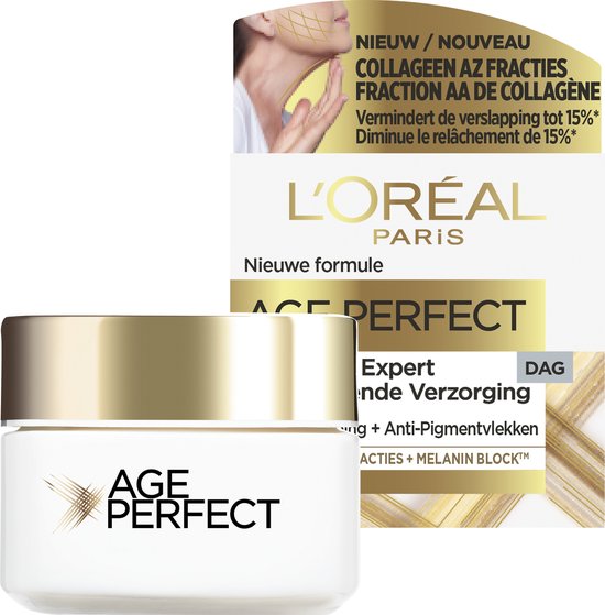 L’Oréal Paris Age Perfect Collageen Expert Verstevigende Dagcrème - Speciaal voor de verouderde huid - Vervaagd pigmentvlekken - 50ml - afbeelding 3
