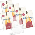 A6 Tafelstandaard Schuin - 6 Stuks Plexiglas L-standaard voor Cafés, Restaurants en Tentoonstellingen - afbeelding 1