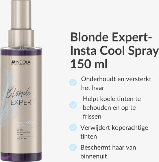 Indola - Blonde Expert Insta Cool Spray - 150ml - Sale - afbeelding 4