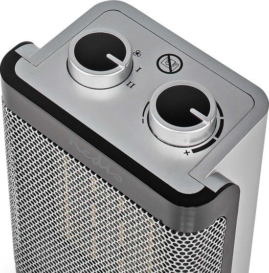 Nedis Keramische PTC-Ventilatorkachel - 1000 / 1500 W - 2 Verwarmingsmodi - Instelbare thermostaat - Oververhittingsbeveiliging - Omvalpreventie - afbeelding 14