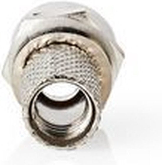 F-connector | Mannelijk | Voor 6,8mm-coaxkabels | 25 stuks | Metaal - afbeelding 7