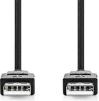 Nedis USB-kabel m USB A Zwart - afbeelding 1