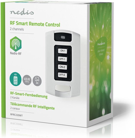 Nedis RF-Afstandsbediening - 2 Kanalen - Programmeerbare knoppen - afbeelding 7