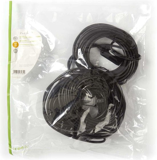 Nedis Actieve USB 2.0-Verlengkabel A F BK - afbeelding 23