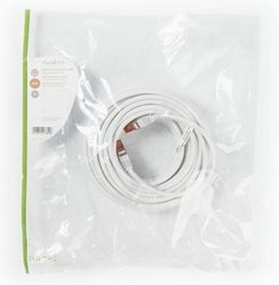 Nedis CAT6 Netwerkkabel - RJ45 Male - RJ45 Male - S/FTP - 15.0 m - Rond - LSZH - Wit - Envelop - afbeelding 9