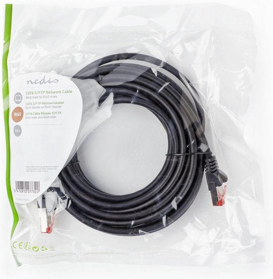 Nedis CAT6 Netwerkkabel - RJ45 Male - RJ45 Male - S/FTP - m - Rond - LSZH - afbeelding 155