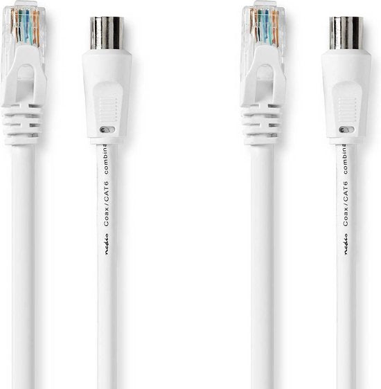 Nedis Coax- / Cat6-combinatiekabel Met Connectoren M - afbeelding 10