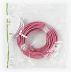 Nedis CAT6 Netwerkkabel - RJ45 Male - RJ45 Male - S/FTP - 20.0 m - Rond - LSZH - Roze - Polybag - afbeelding 3