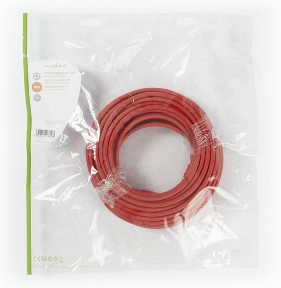 Nedis CAT6 Netwerkkabel - RJ45 Male - RJ45 Male - S/FTP - m - Rond - LSZH - afbeelding 88