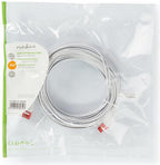 Nedis CAT6 Netwerkkabel - RJ45 Male - RJ45 Male - U/UTP - 10.0 m - Snagless - Plat - PVC - Wit - Envelop - afbeelding 3