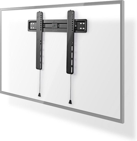 Nedis Vaste TV-Muurbeugel - 32 - 55 " - Maximaal schermgewicht: 35 kg - Minimale muurafstand: 18 mm - Staal - Zwart - afbeelding 1