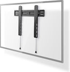 Nedis Vaste TV-Muurbeugel - 32 - 55 " - Maximaal schermgewicht: 35 kg - Minimale muurafstand: 18 mm - Staal - Zwart - afbeelding 1