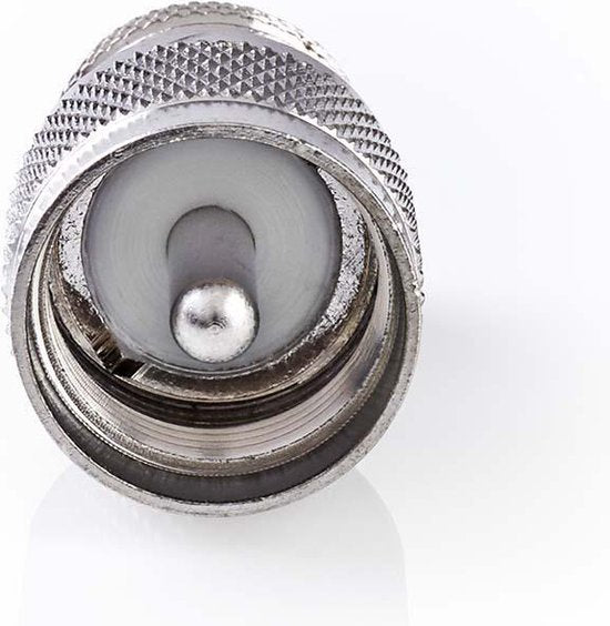 Nedis Satelliet- en Antenne-Adapter - PL259 Male - N-Female - Vernikkeld - 75 Ohm - Recht - Metaal - Zilver - 10 Stuks - Envelop - afbeelding 2