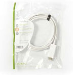Nedis Mini DisplayPort-Kabel - DisplayPort 1.2 - Mini-DisplayPort Male - HDMI Connector - 21.6 Gbps - Vernikkeld - 2.00 m - Rond - PVC - Wit - Label - afbeelding 8