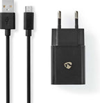 Nedis Oplader - 12 W - 1x 2.1 A - Outputs: 1 - USB-A - Micro-USB - 1.00 m - Single Voltage Output - Zwart - afbeelding 9