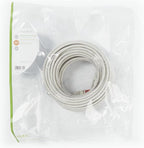 CAT6 Netwerkkabel - RJ45 Male - RJ45 Male - S/FTP - 15.0 m - Rond - LSZH - Grijs - Polybag - afbeelding 2
