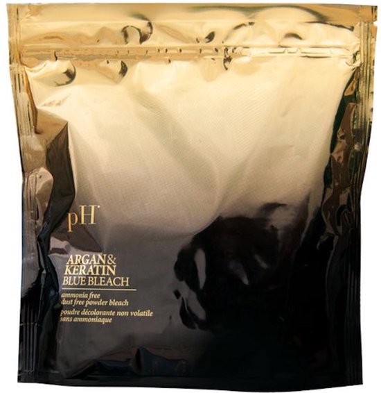 pH Argan & Keratin Blue Bleach 500g - afbeelding 1
