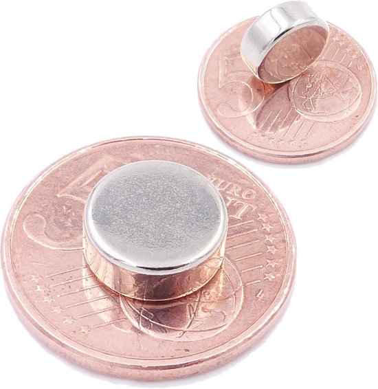 40 Mini Schijfmagneten 10x4mm N52 sterkste niveau Neodymium Magneten super sterk Power Magneet voor Model Making Foto Whiteboard Koelkast Crafting klein rond extra sterk - afbeelding 5