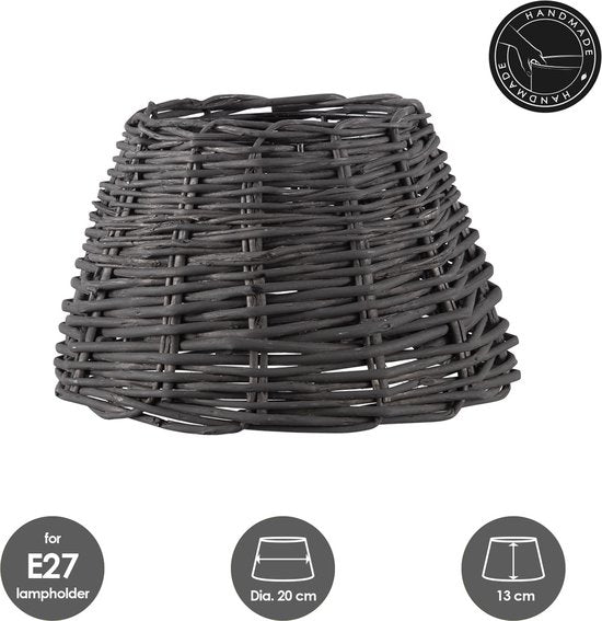 Light Depot - Lampenkap Roseau - Ø 30 - Rotan/Riet - afbeelding 2